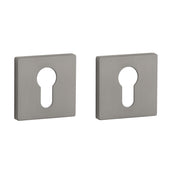 Aprile Prestige cilinderrozet QRT 50 x 50 mm grafiet vooraanzicht