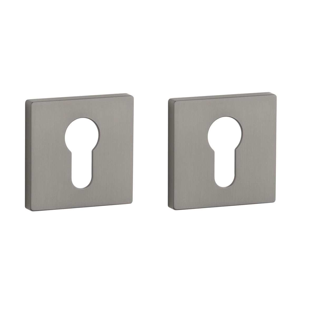 Aprile Prestige cilinderrozet QRT 50 x 50 mm grafiet vooraanzicht