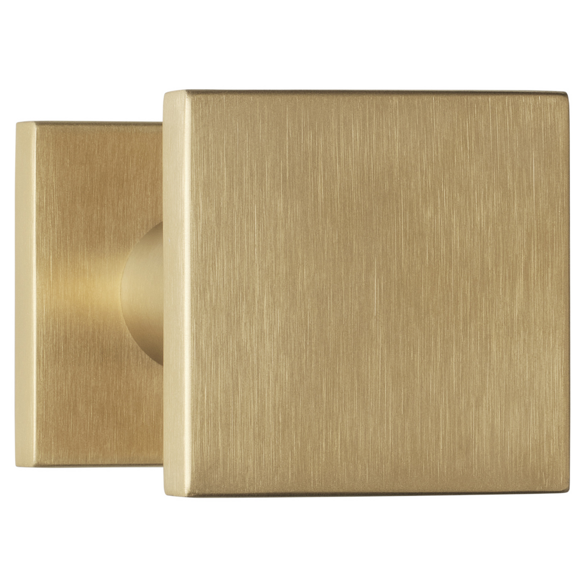 FORMANI BSQ60V voordeurknop PVD mat goud vooraanzicht