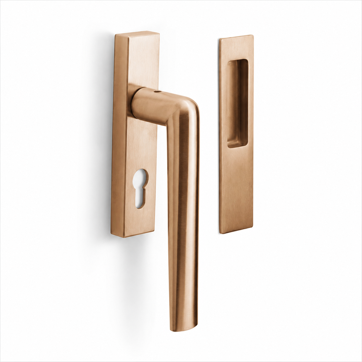 Formani INC PBI230 hefschuifdeurbeslag licht brons – detail