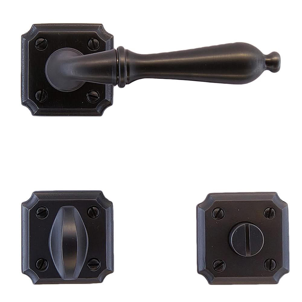 HDD Pro deurkruk Lisa gunmetal – zijaanzicht