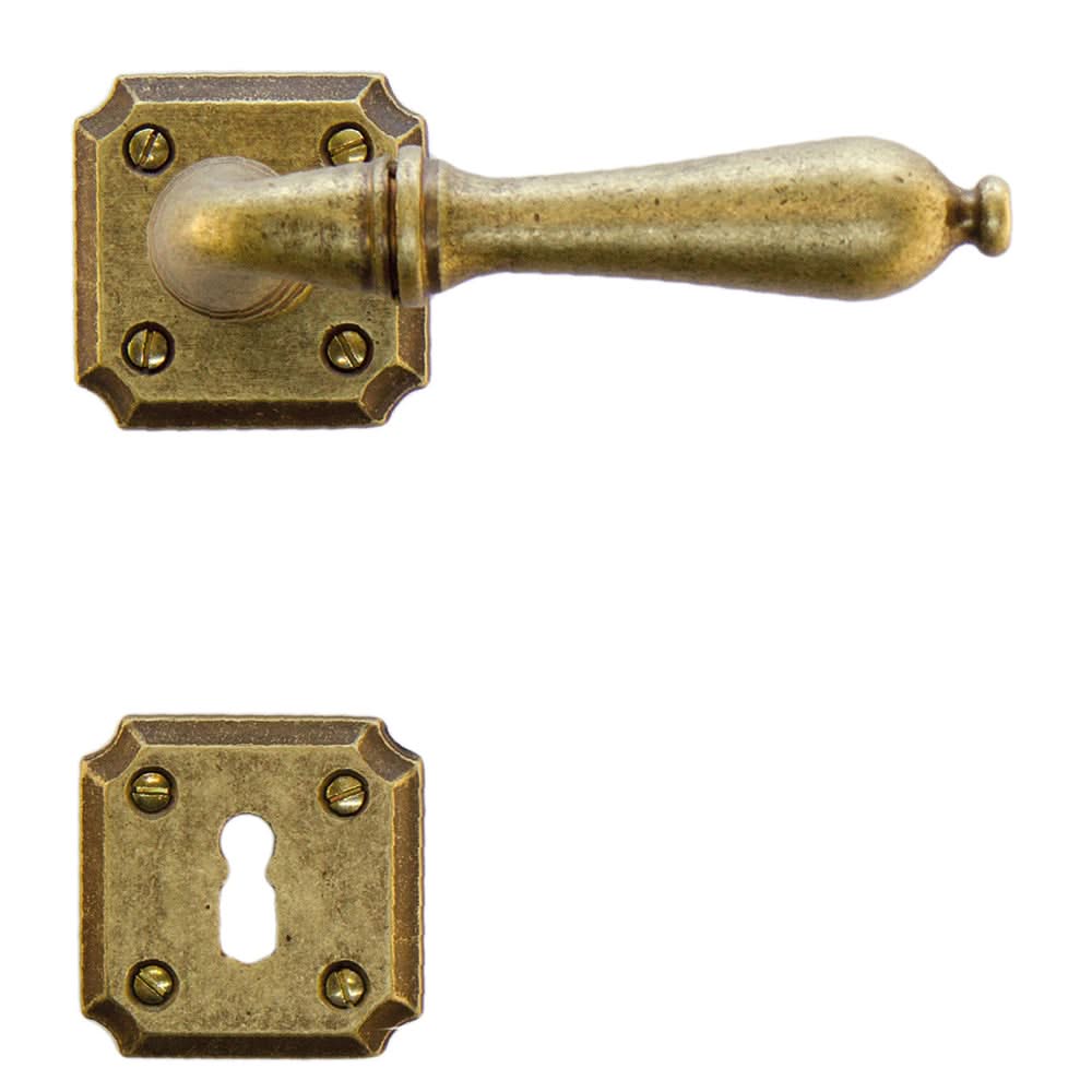 HDD Pro deurkruk Lisa Old Yellow – op rozet