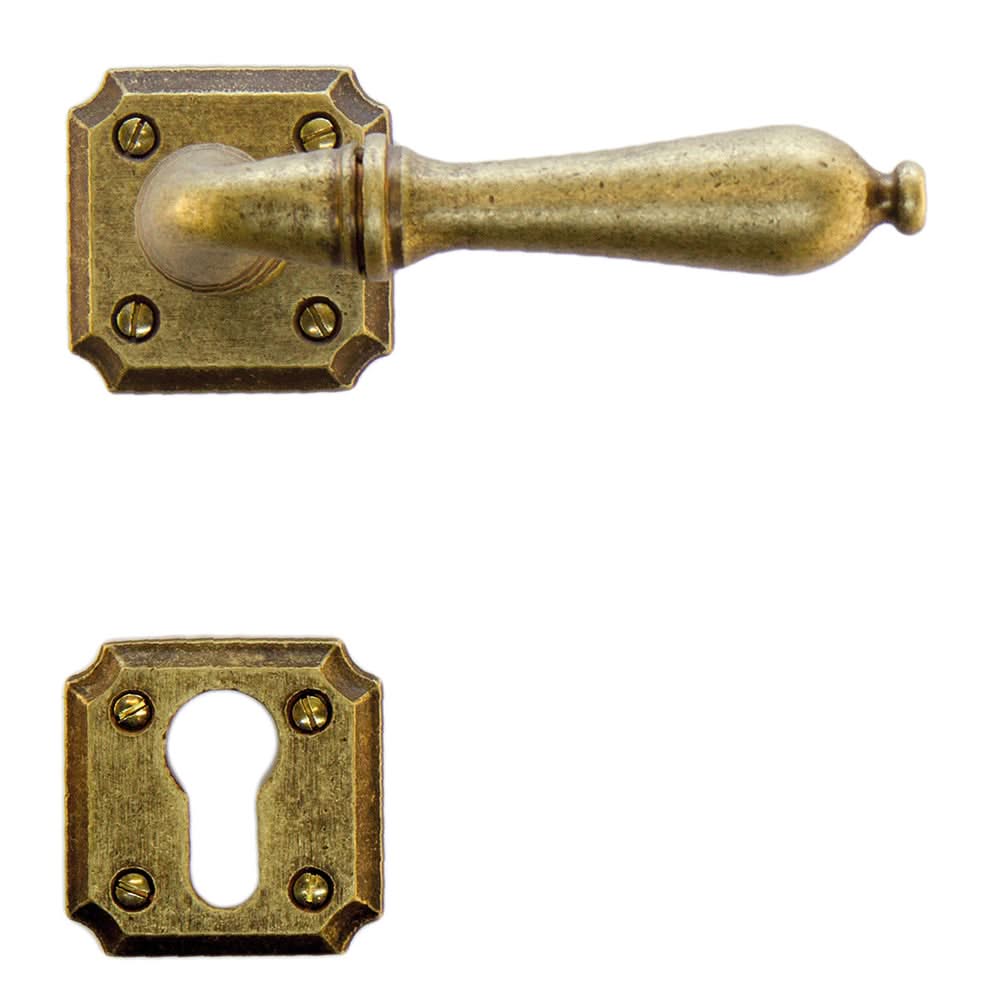 HDD Pro deurkruk Lisa Old Yellow – gemonteerd op binnendeur
