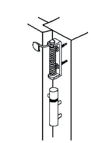 Dulimex DX deursluiter vernikkeld – detail