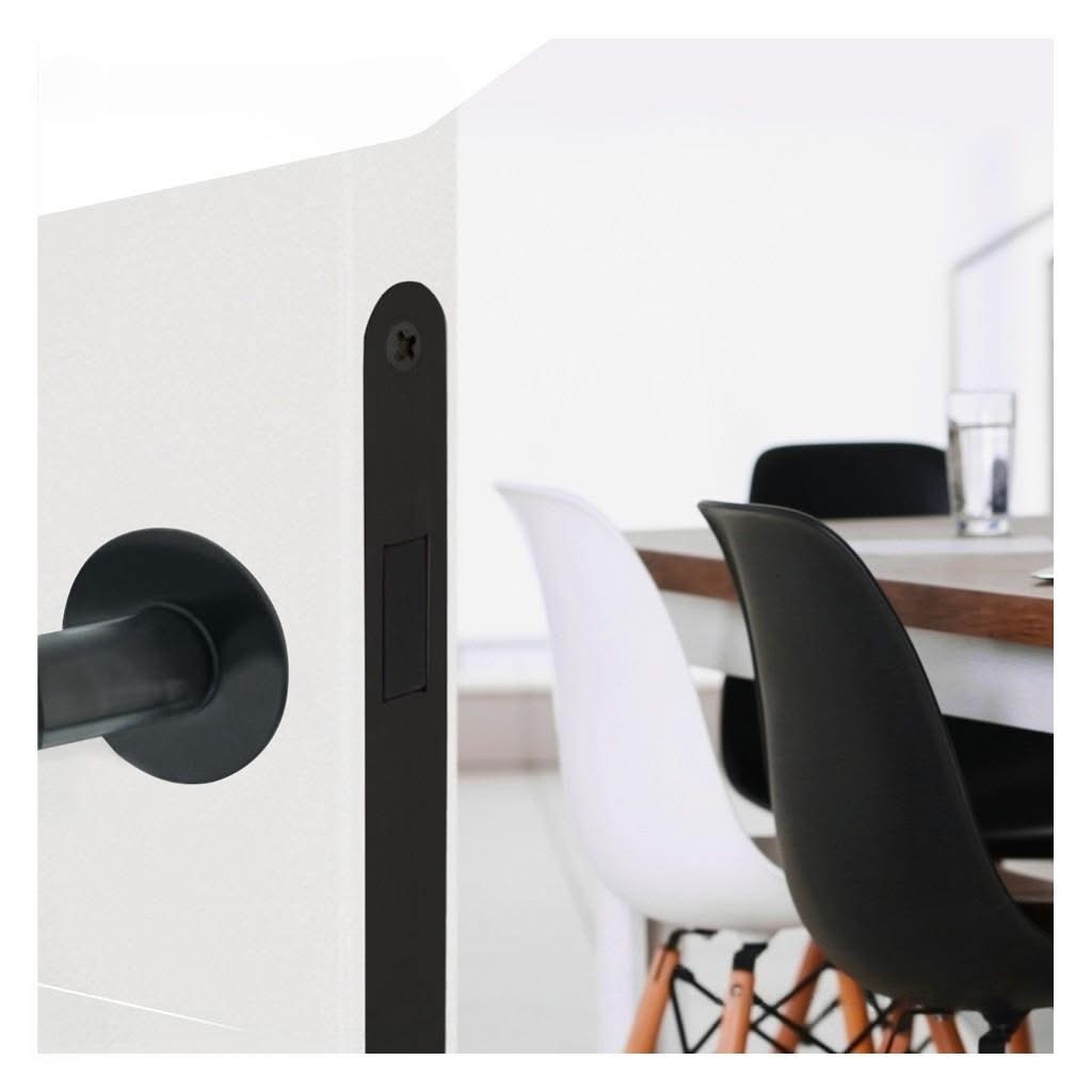 Intersteel magneet badkamer-/toiletslot 63/8 mm zwart – sluitkom met magneet