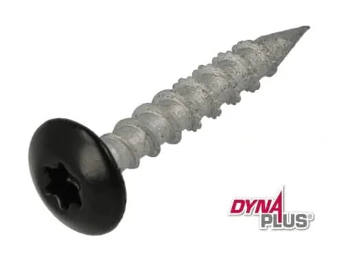 Dynaplus tuinbeslagschroef AR-Silver zwarte kop 6,0x40 mm TX-30 – vooraanzicht