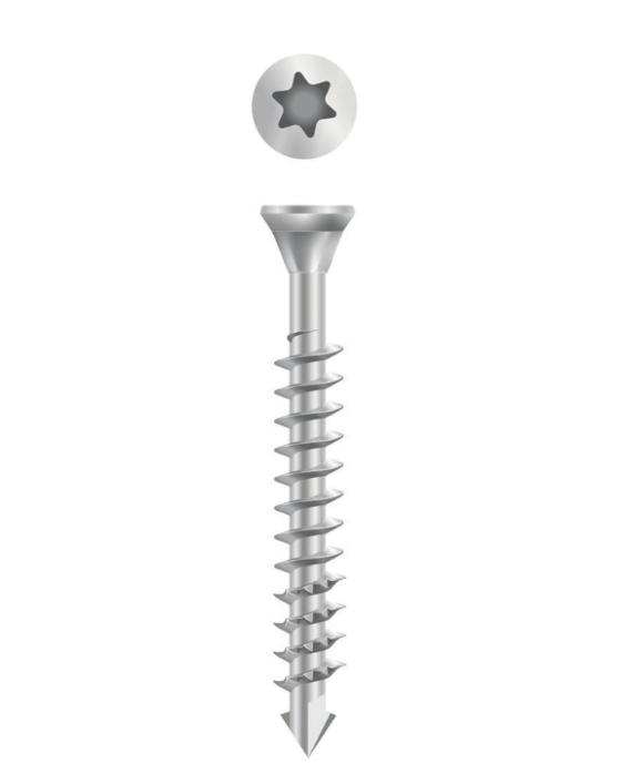 Dynaplus beslagschroef interieurplaat 3,5x40 mm verzinkt TX-15 – detailfoto