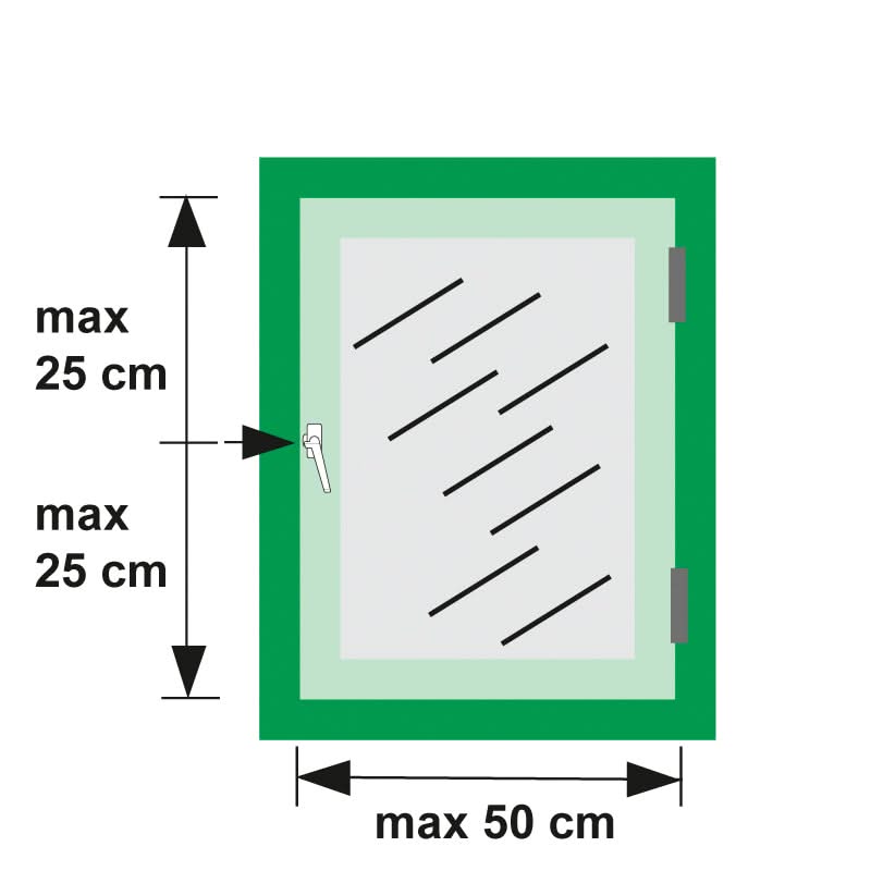 AXA Raamsluiting 3302 rechts aluminium achterzijde