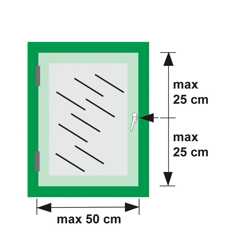AXA Raamsluiting 3302 links aluminium achterzijde