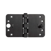 AXA veiligheidsscharnier Smart Easyfix SKG3 125x89x3 mm zwart groot blad - vooraanzicht