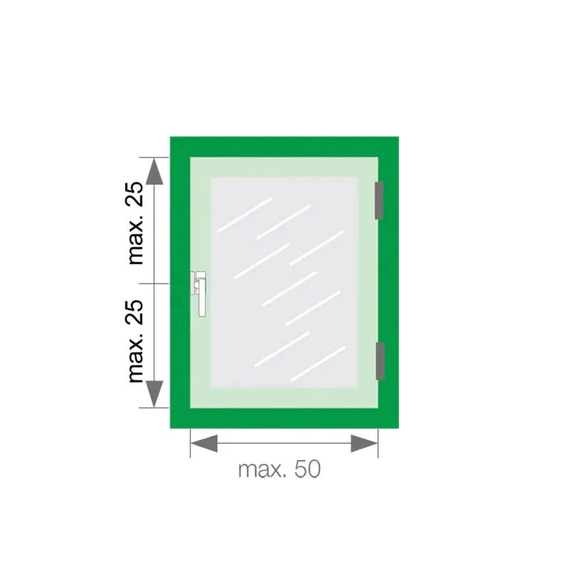 AXA raamsluiting 3327 rechts in aluminium - productfoto 5