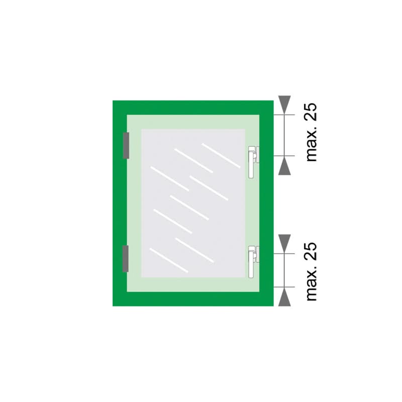 AXA Raamsluiting 3327 links wit detail ventilatienok