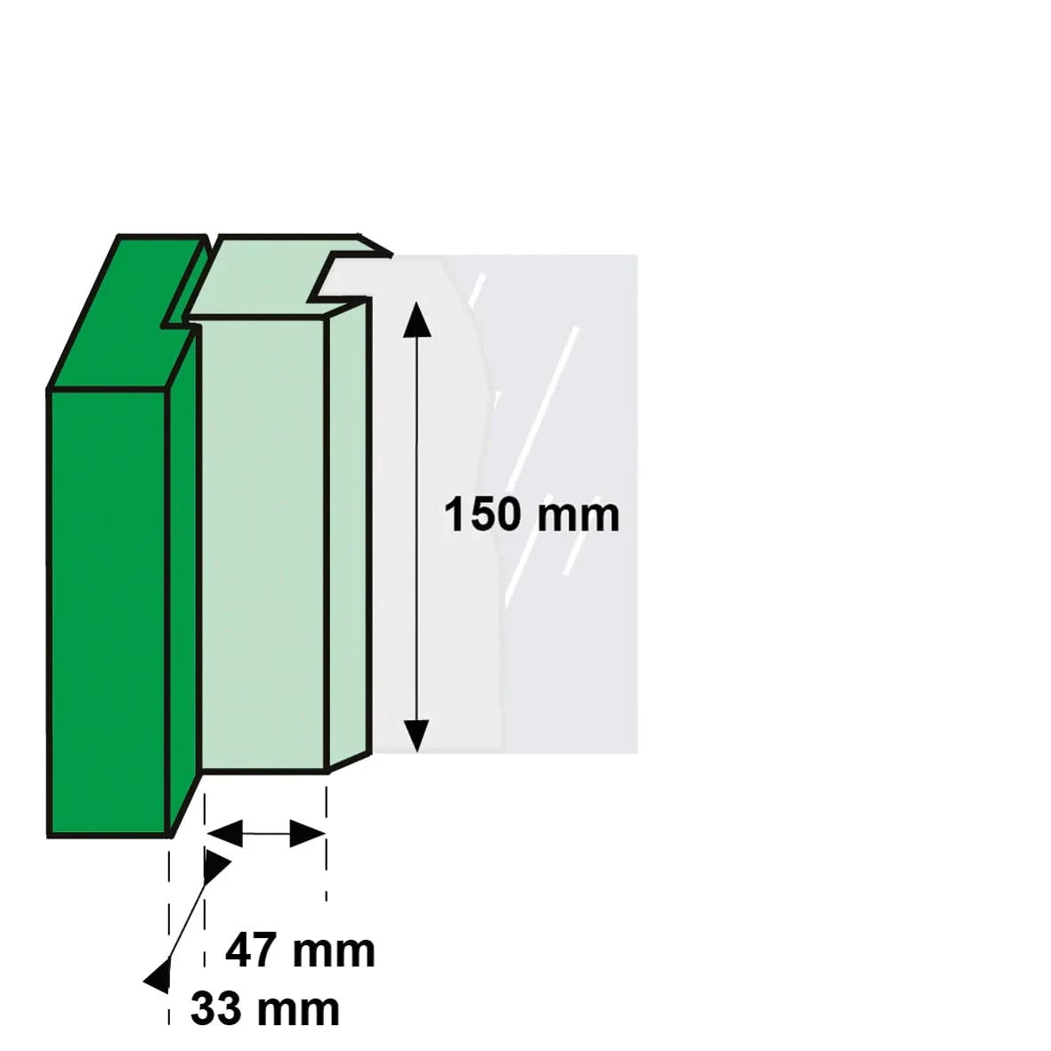 AXA raamsluiting 3327 rechts in aluminium - productfoto 3