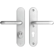 AXA Oval Plus veiligheidsbeslag U PC72 aluminium naturel vooraanzicht