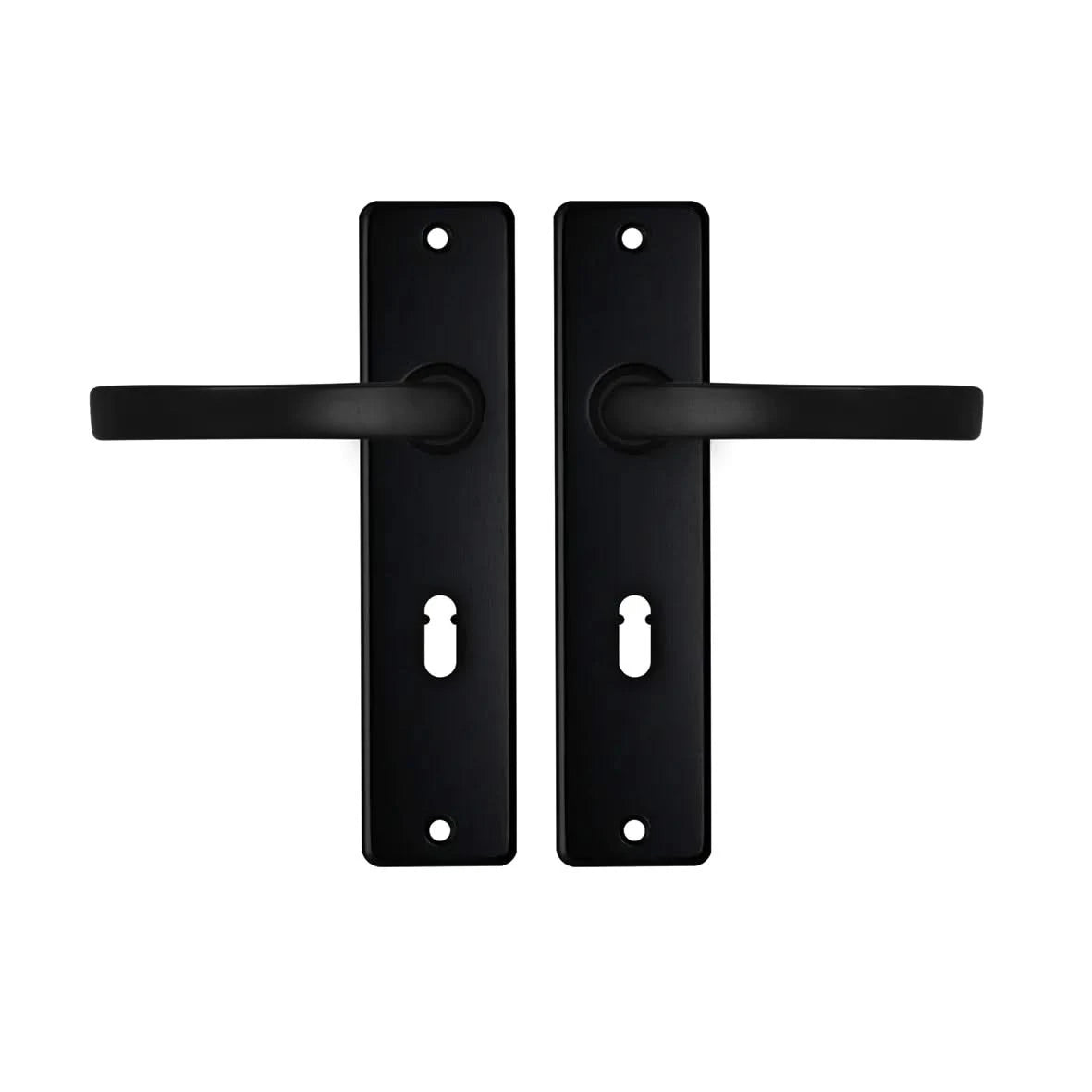 Deurkrukken Edge kruk Blok SL55 Zwart