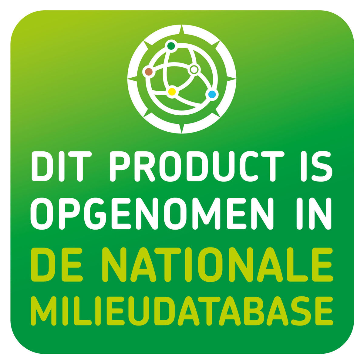Dulimex loopslot ronde voorplaat goud - keurmerklogo detail