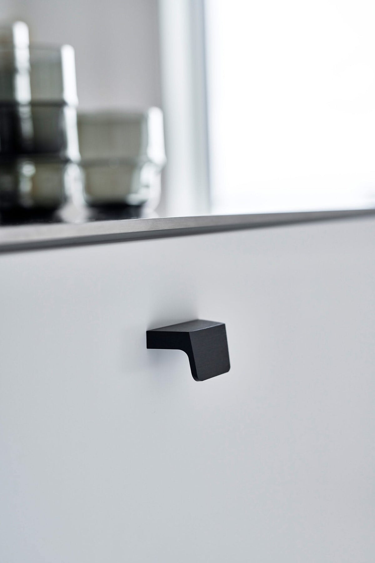 Furnipart Meubelknop Envelopknop geborsteld matzwart detail
