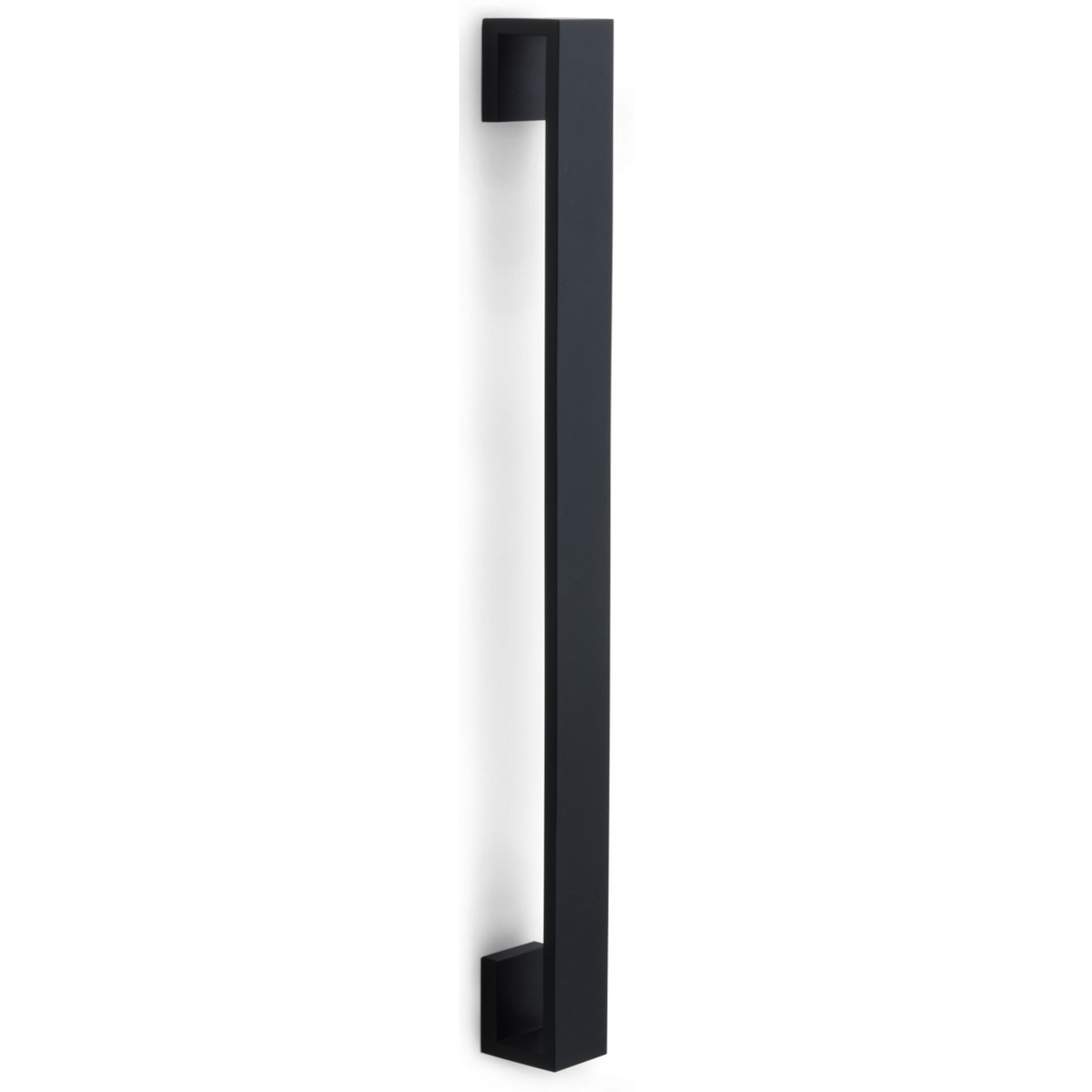 Formani BM500 voordeurgreep mat zwart, vooraanzicht