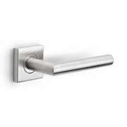 Formani BASIC LB2-19BSQR53 deurkruk in RVS mat – vooraanzicht