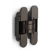 Formani onzichtbaar scharnier 140x30 mm brons 3D instelbaar – vooraanzicht
