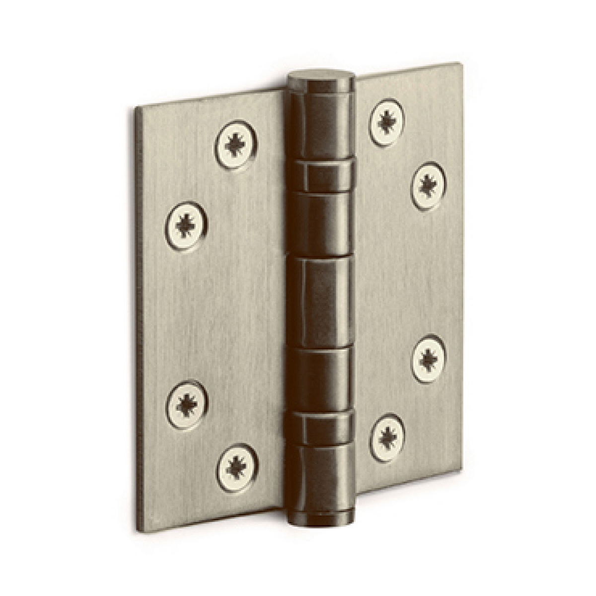 Formani kogellagerscharnier LBS7676 76x76 mm PVD Champagne recht vooraanzicht