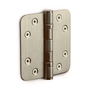 Formani kogellagerscharnier LBSA8989 89x89 mm PVD Champagne afgerond vooraanzicht
