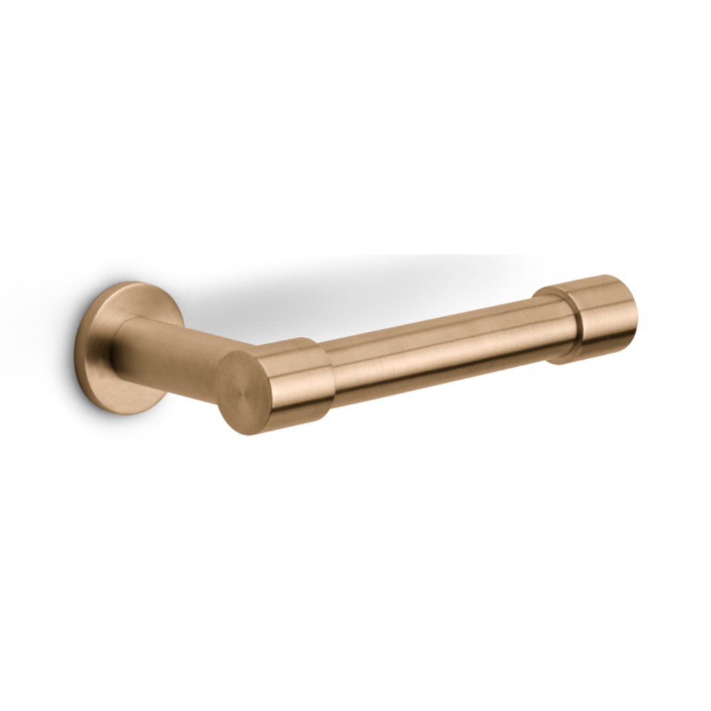 FORMANI ONE PB202 toiletrolhouder PVD licht brons – vooraanzicht