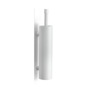 Formani ONE PB301 toiletborstel aan de wand gemonteerd wit vooraanzicht