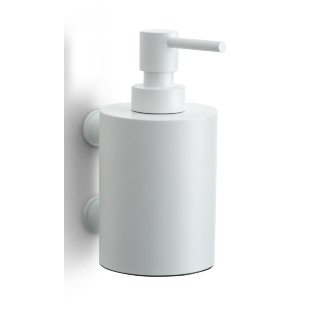 FORMANI ONE PB501 zeepdispenser met muurbevestiging wit – vooraanzicht