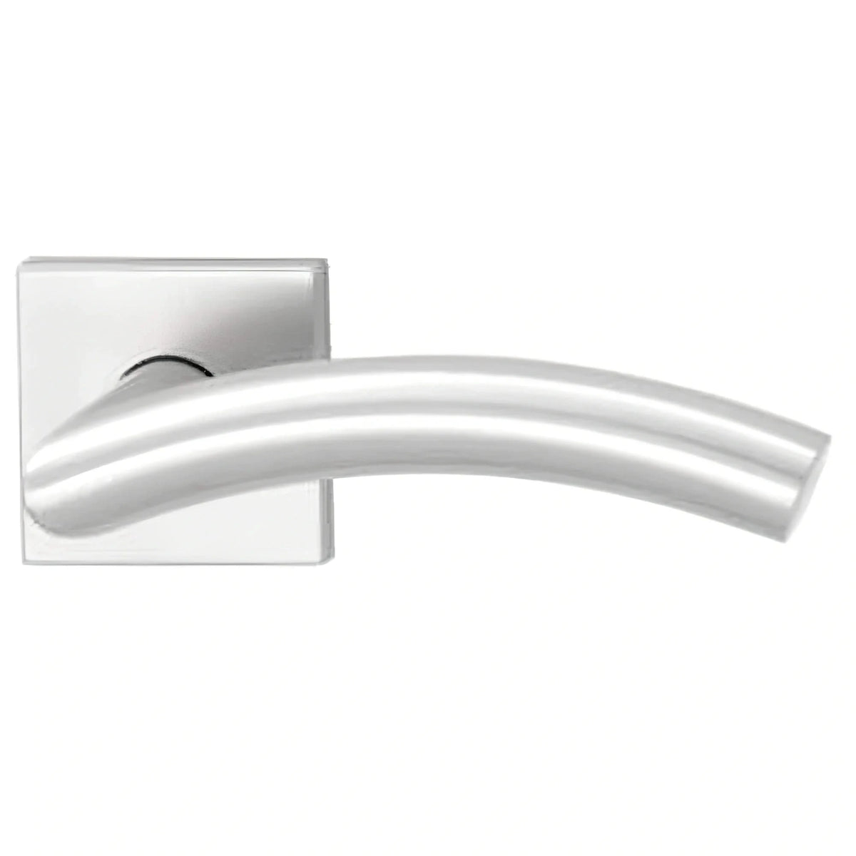 Hafi Private Line deurkruk model 206 vierkant RVS geborsteld – vooraanzicht