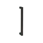 Hard Brass Handgreep Denver 20x200mm zwart vooraanzicht