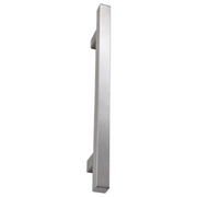 Hardbrass RVS handgreep T-model 30x700x850 mm geborsteld inox, vooraanzicht