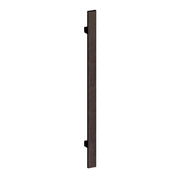 Hard Brass handgreep Miami 40x600mm mat zwart (RAL 9005) – vooraanzicht