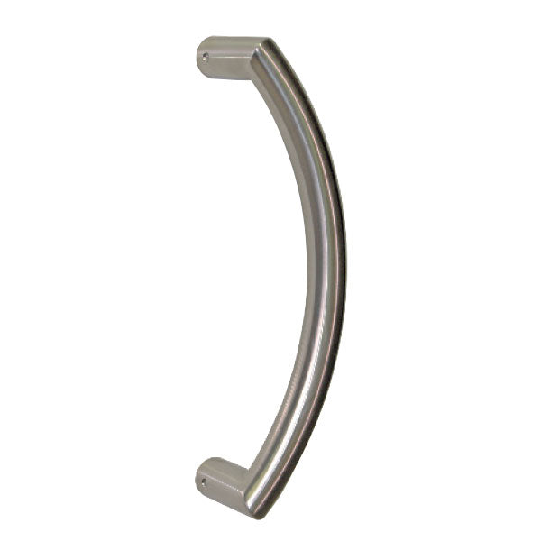 Hard Brass handgreep ovaal ø30 mm 600 mm inox geschuurd – vooraanzicht