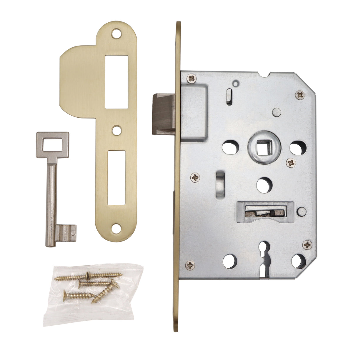 Griff Meister Insteekslot Klavierslot (SL56) Champagne PVD – detailweergave