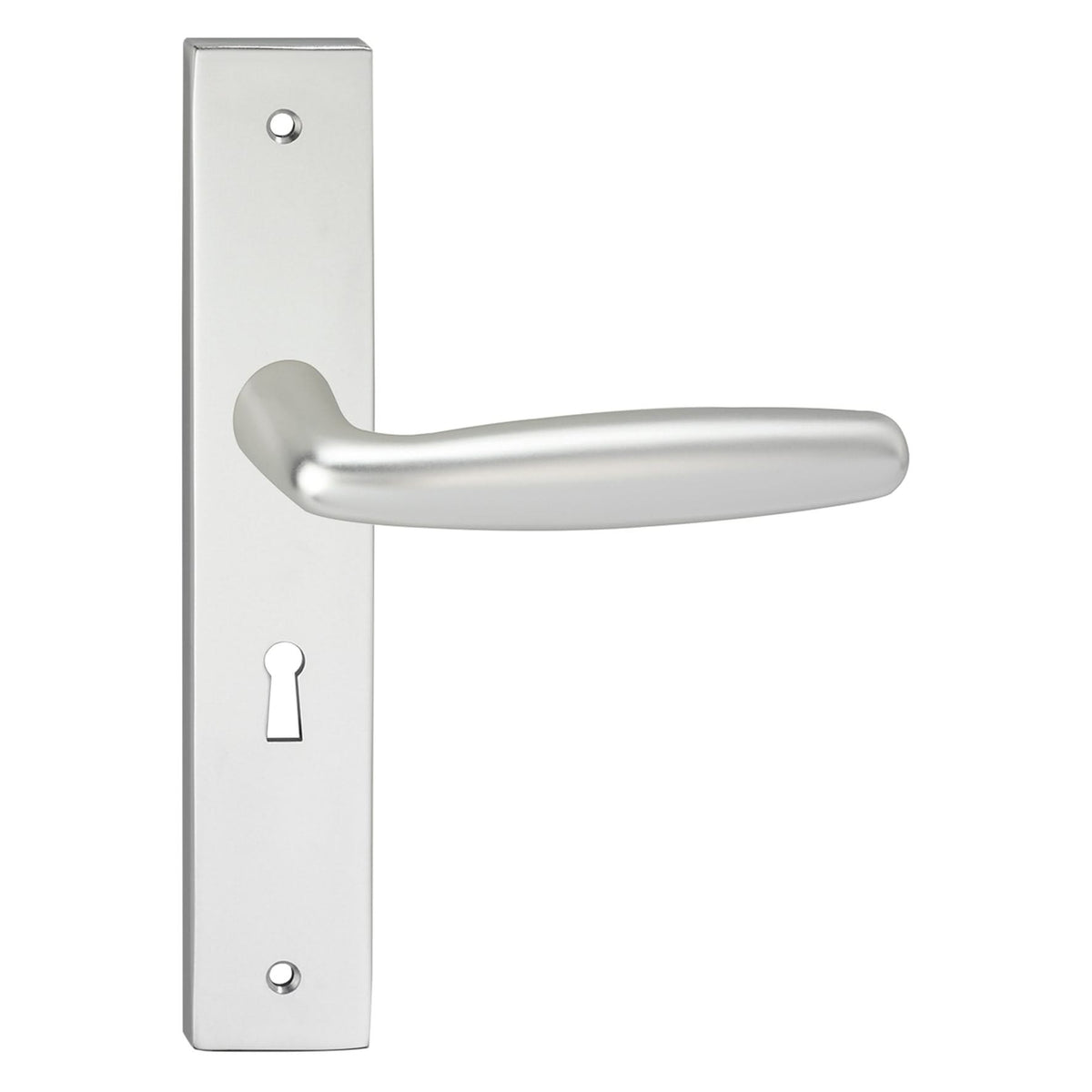 Impresso Cambridge aluminium op rechthoekig schild – gemonteerd op deur