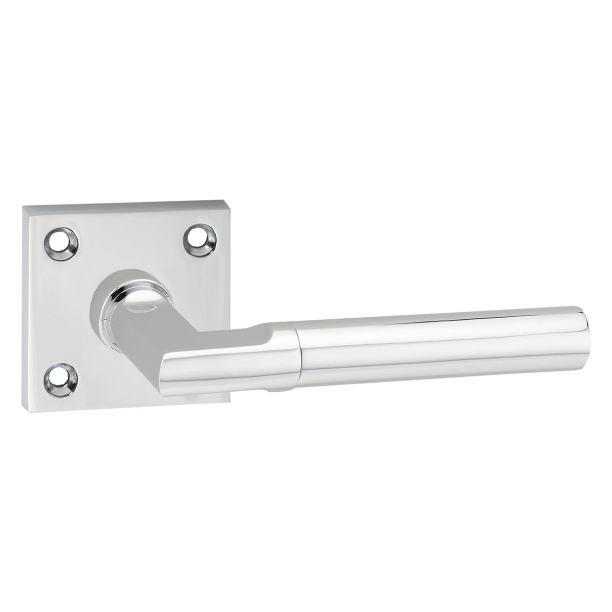 Impresso deurkruk Galway chroom op vierkant rozet – vooraanzicht