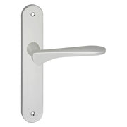 Impresso Watford Aluminium op ovaal schild met schroeven – vooraanzicht