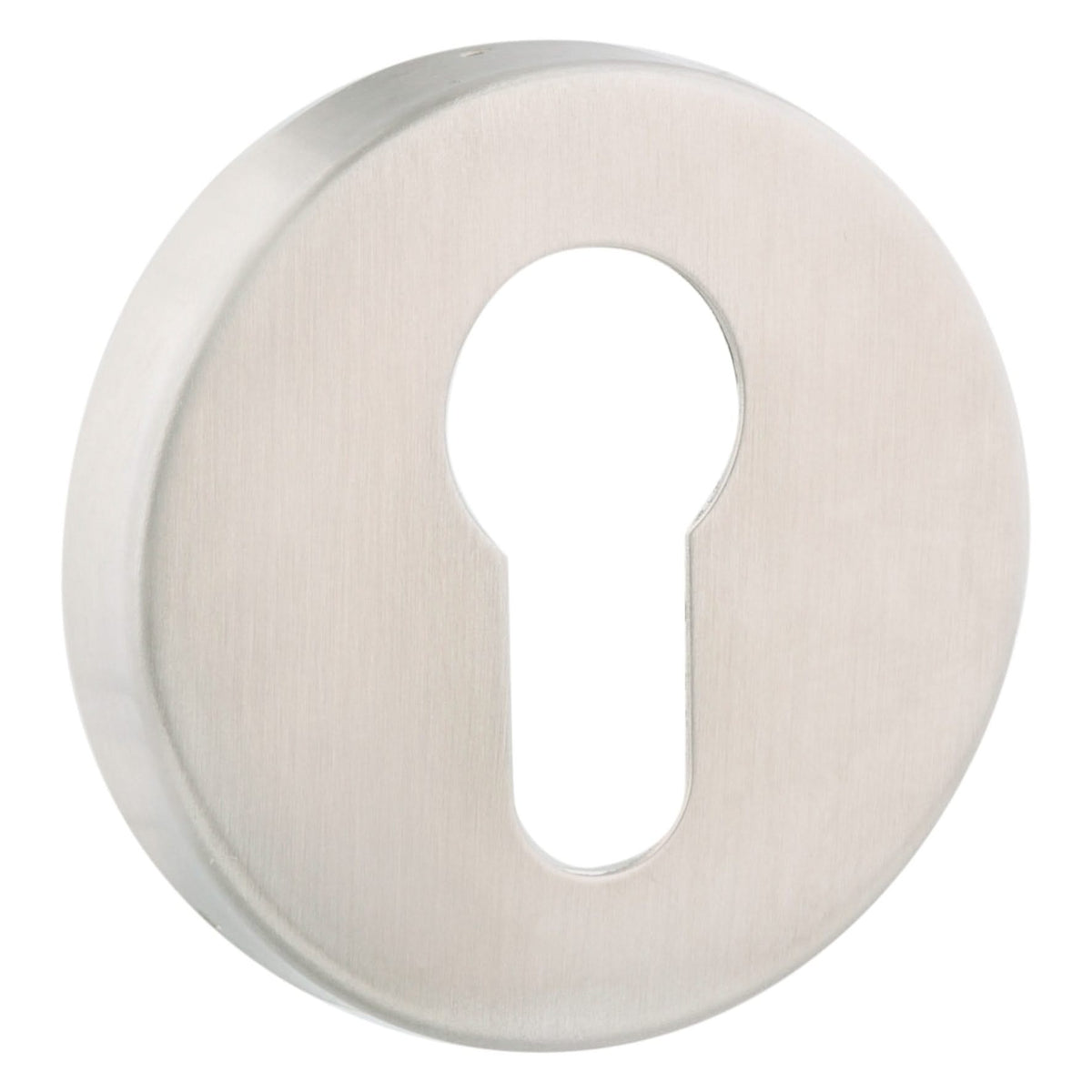 Impresso rond rozet Profielcilinder RVS geborsteld 6