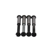 Intersteel patentboutjes M4x35mm met hulsjes zwart – vooraanzicht