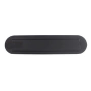 Intersteel Brievenbus ovaal met klep en regenrand 340x76 mm mat zwart vooraanzicht