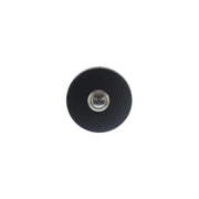 Intersteel Deurbel rond verdekt ø53x10 mm mat zwart vooraanzicht