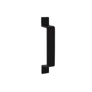 Intersteel deurgreep 200 x 29 mm mat zwart – vooraanzicht
