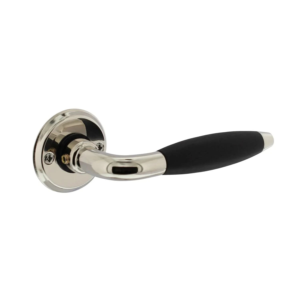 Intersteel deurkruk Antonnet op rozet nikkel vooraanzicht
