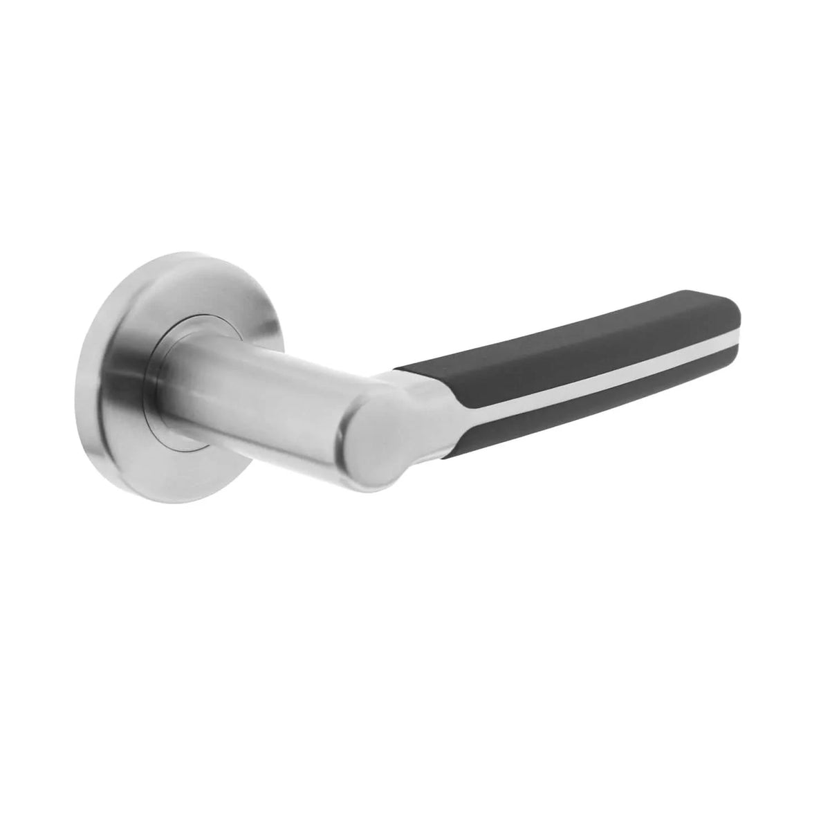 Intersteel deurkruk Bas Konig Elegant Fusion rvs geborsteld vooraanzicht