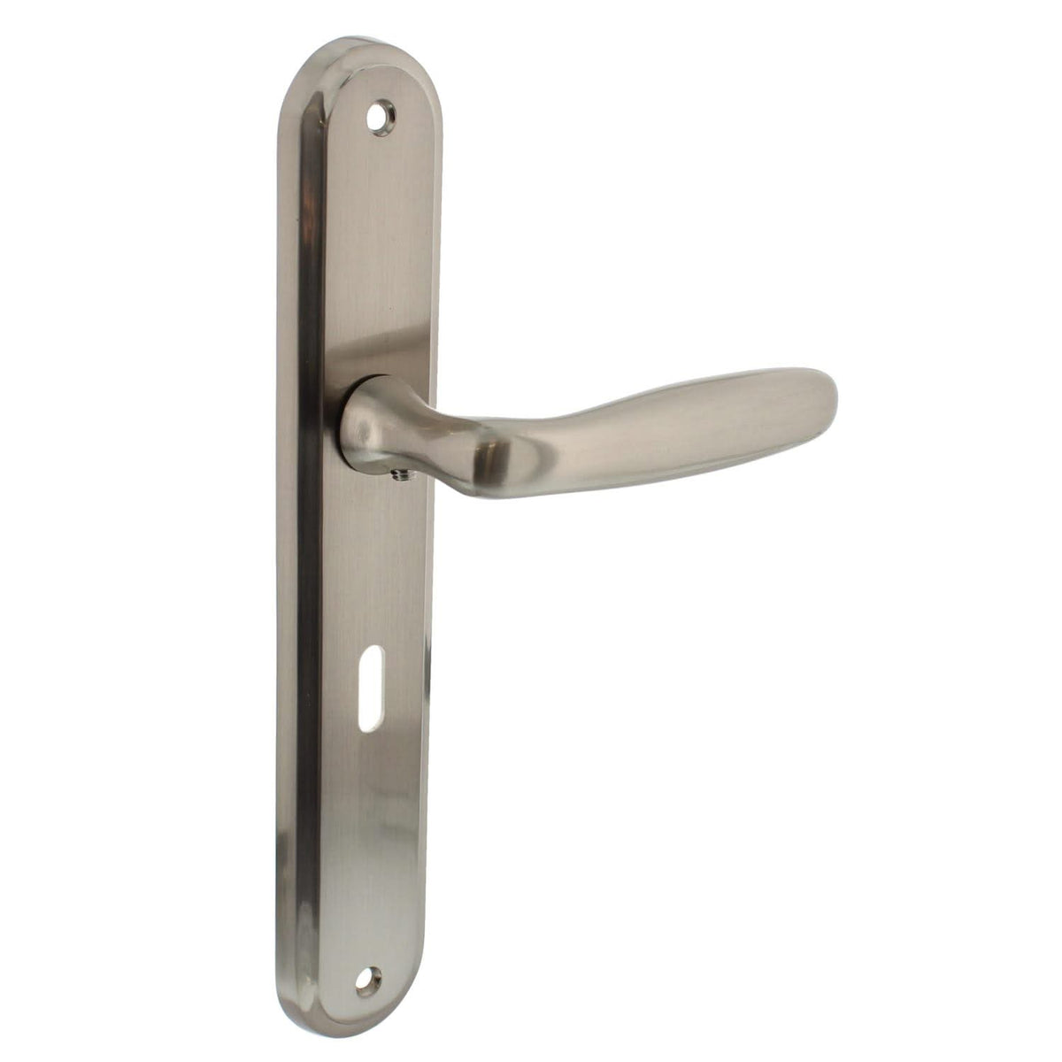 Intersteel deurkruk Bjorn op schild nikkel mat – gemonteerd