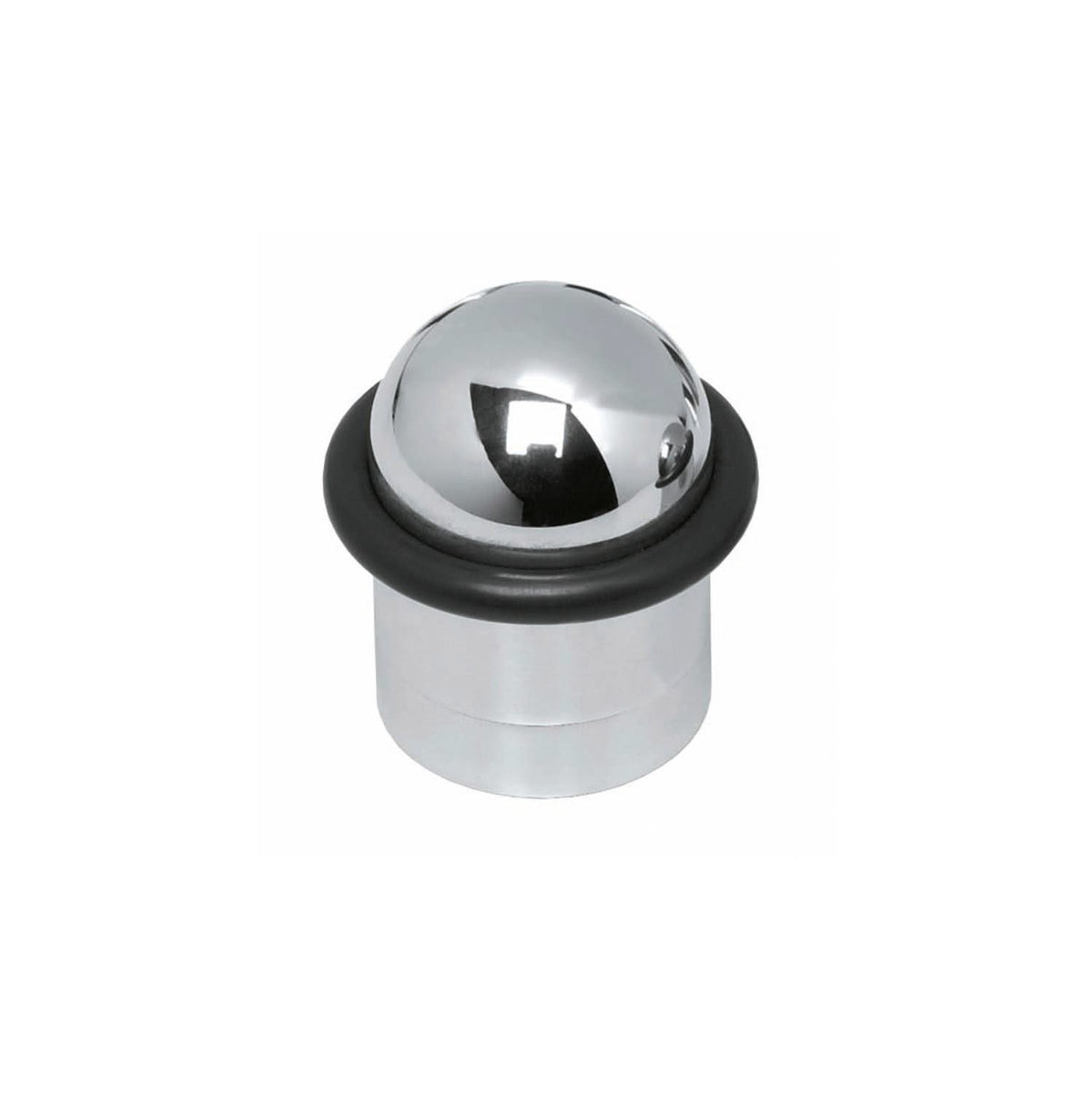 Intersteel deurstop met ring chroom gepolijst – vooraanzicht
