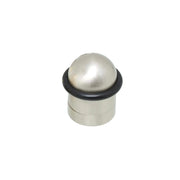 Intersteel deurstop met ring nikkel mat – vooraanzicht