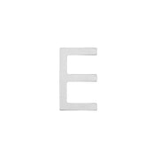 Intersteel huisletter E 100 mm RVS geborsteld – vooraanzicht