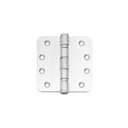 Intersteel kogellagerscharnier 102x102 mm rvs geborsteld – vooraanzicht